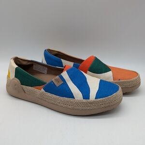 UIN Tropical Day Marbella Colorful Lightweight Low Cut Espadrille Shoe 8